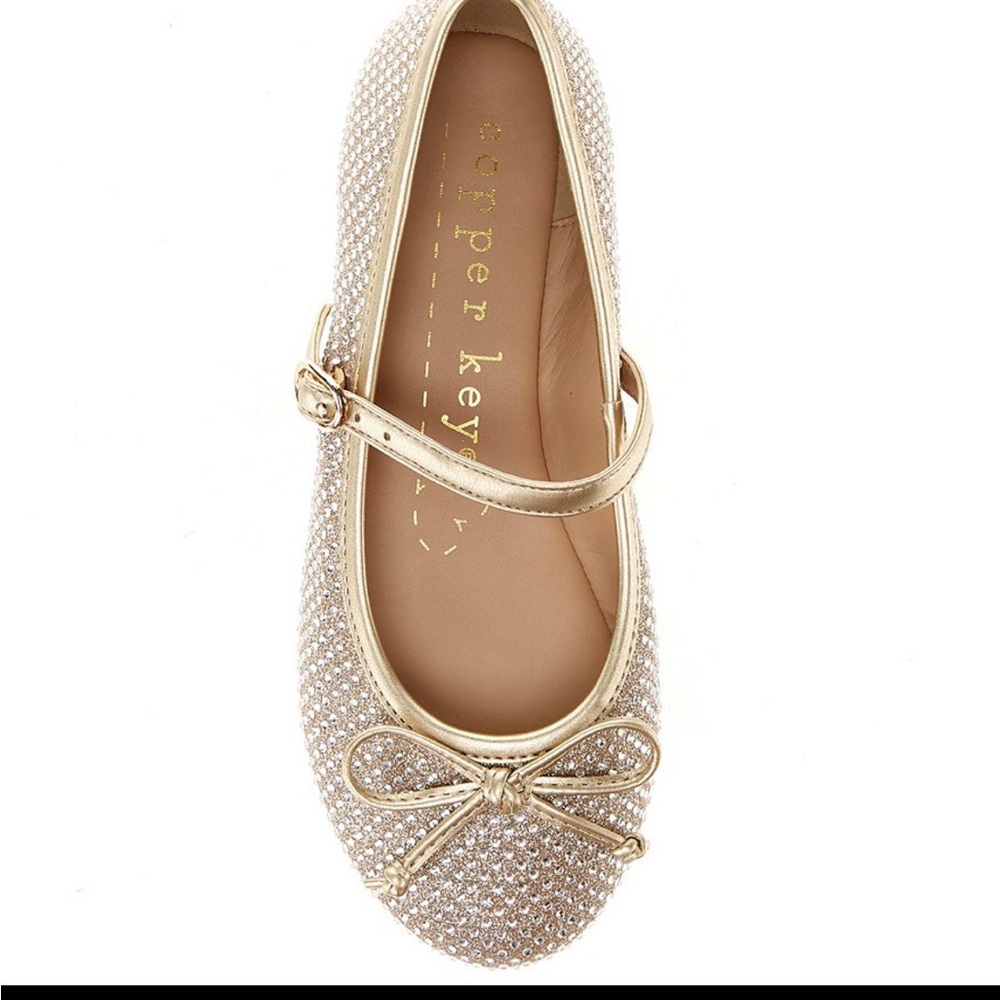 Girls' Mia Glitter Mary Jane Ballet Flats (Toddler)